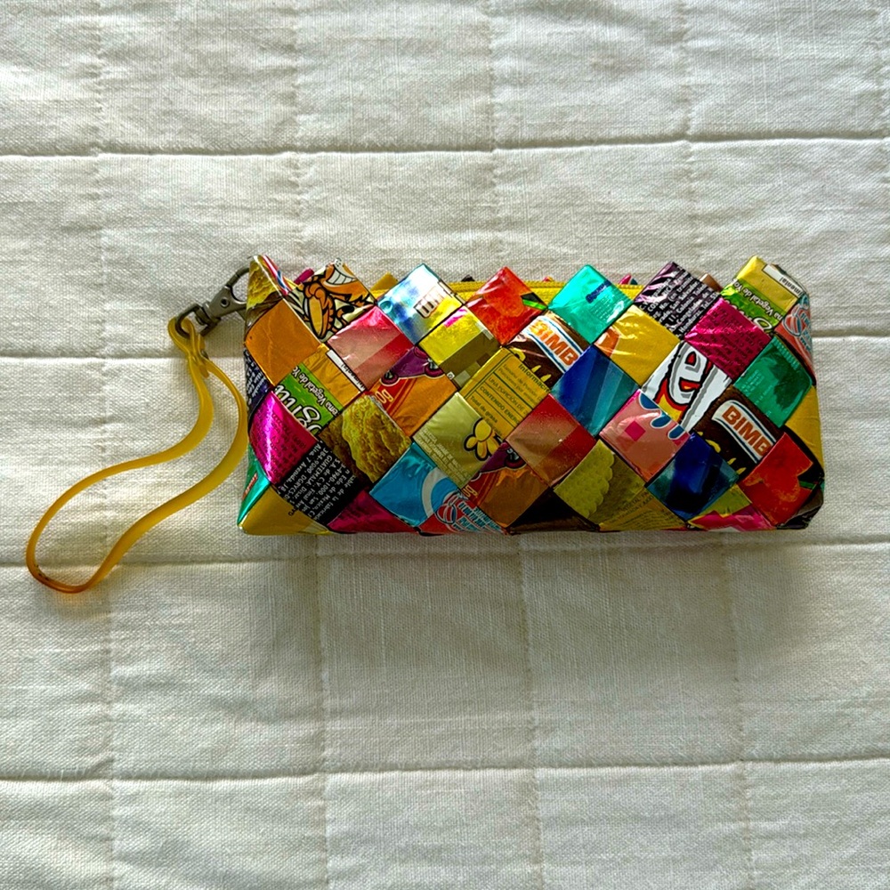 Mexican Candy Wrapper Clutch